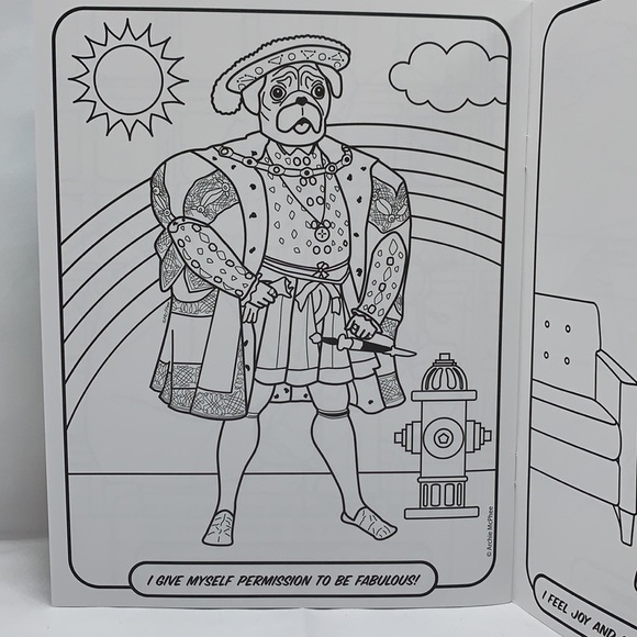 WEIRD Wonderful Self Esteem Coloring Book Inspirational Self Care - Picture 3 of 5
